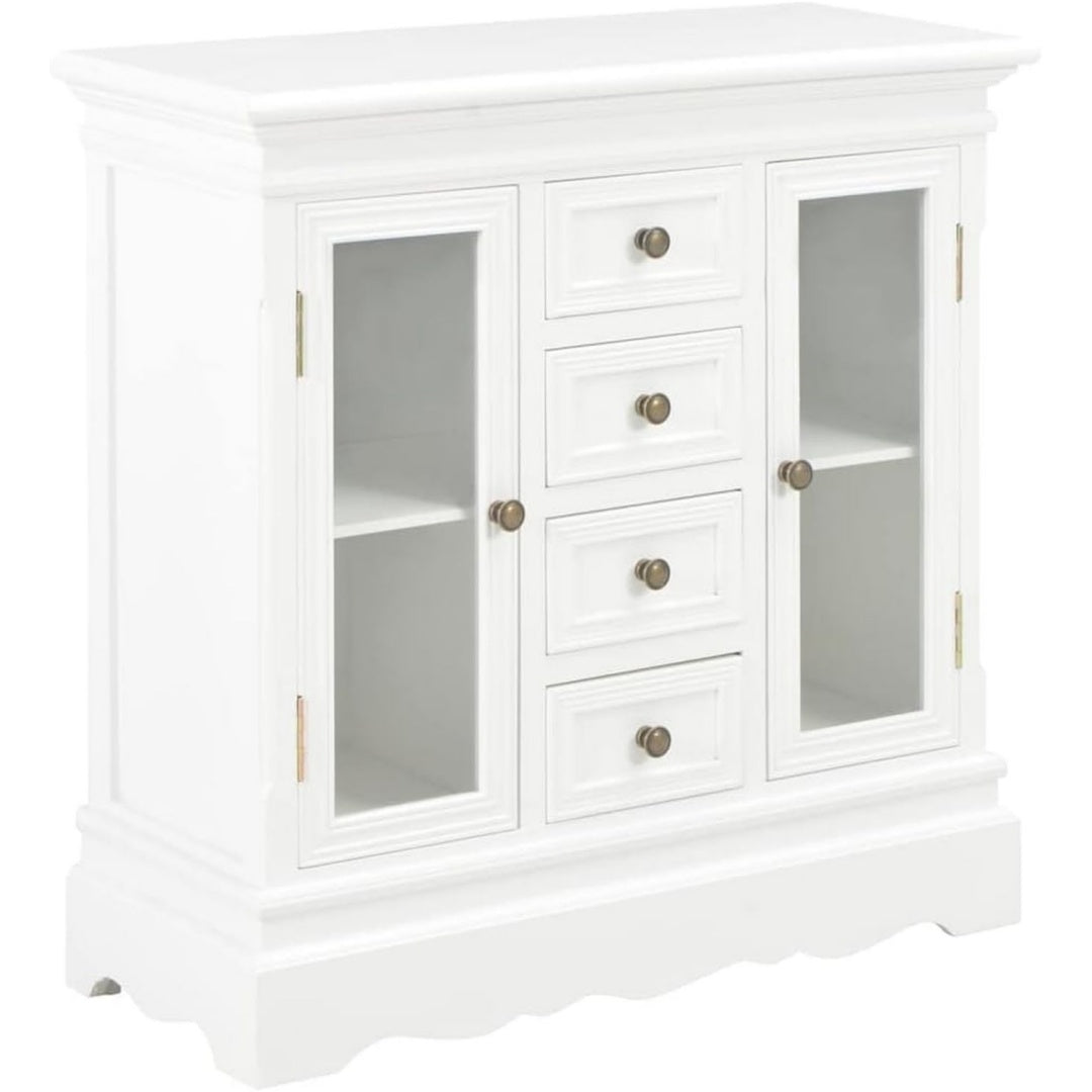 Das Sideboard nimmt mit 70 x 28 x 70 cm Gestalt an