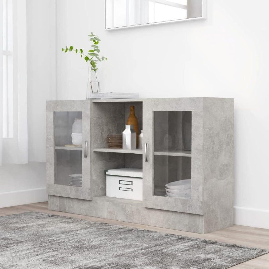 Die Vitrine misst 120 x 30.5 x 70 cm