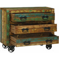 Schubladen praegen das Sideboard in Mehrfarbig