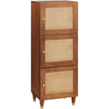 Hochschrank mit Flechtoptik