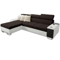 Das Sofa mit dem Akzent auf eine klappbare Konstruktion