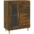 Sideboard mit den Massen 69.5 x 34 x 90 cm in Dunkelbraun