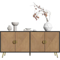 Sideboard mit strukturierten Fronten und sanft schliessenden Fronten