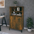 Sideboard in Eichenbraun mit offenen Ablagen