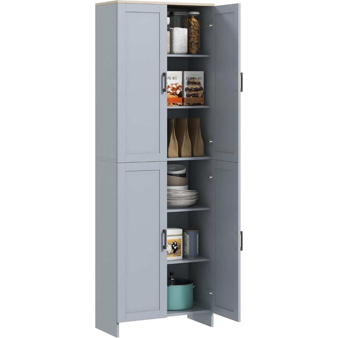 Sideboard aus Samt und Metall mit verstellbaren Ablagen